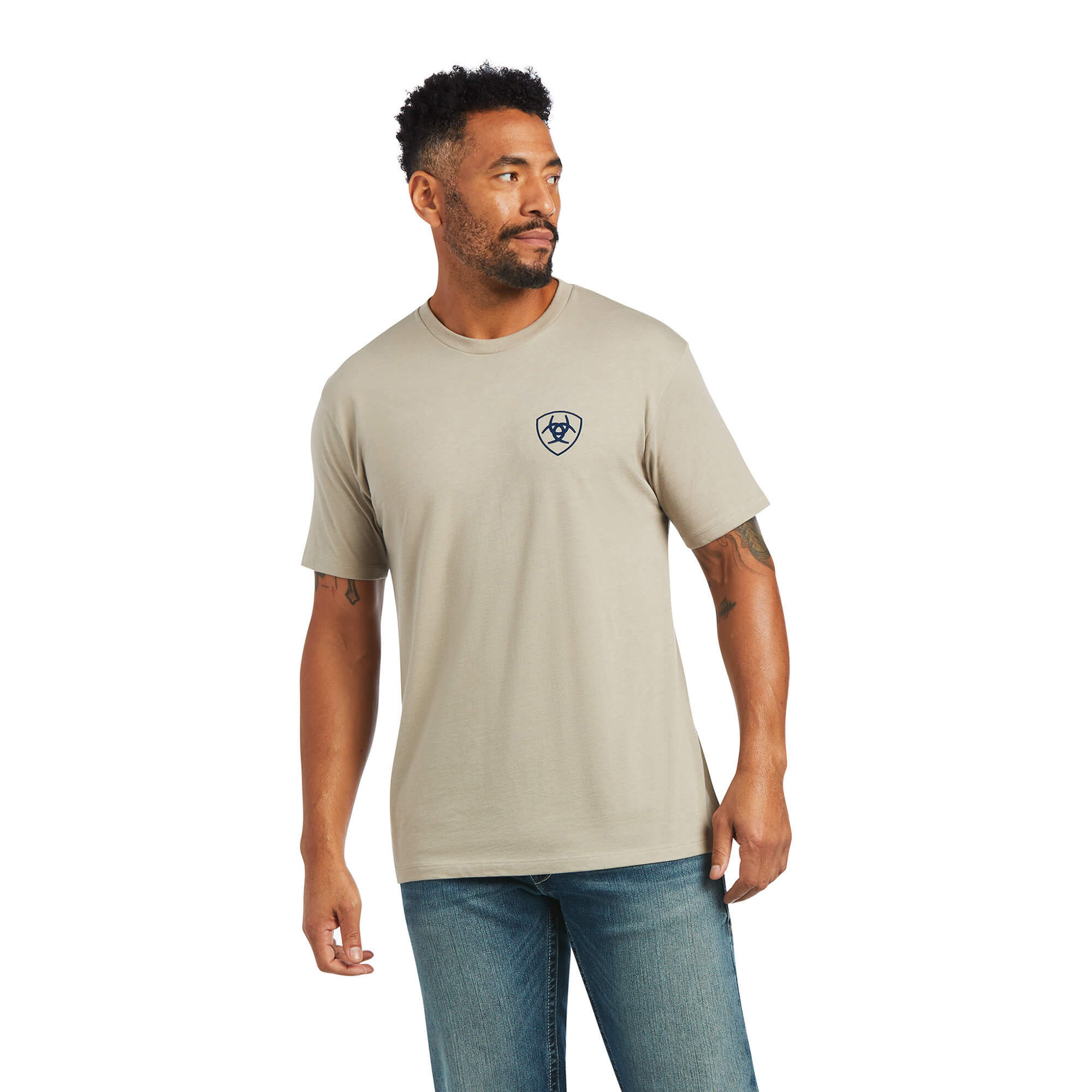 Ariat Woodgrain Flag T-Shirt