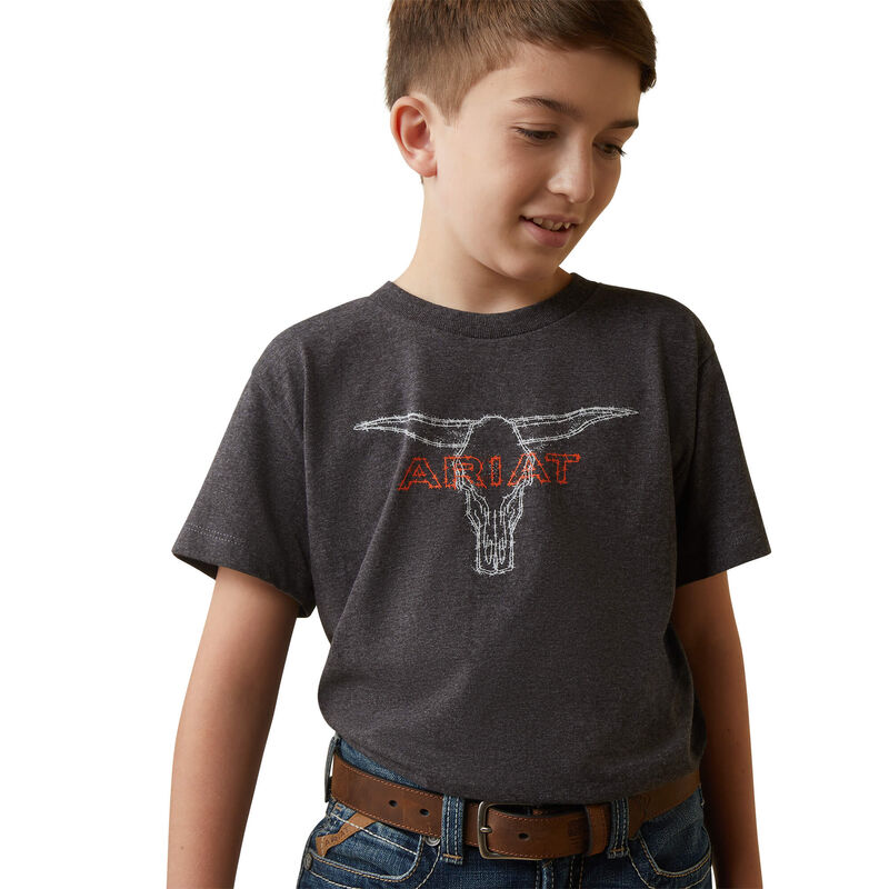 Ariat Boys Barbed Wire Steer T-Shirt