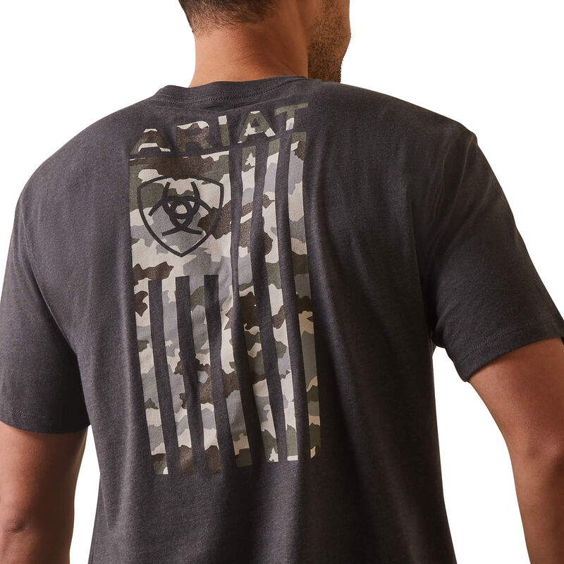 Ariat Tonal Camo Flag T-Shirt