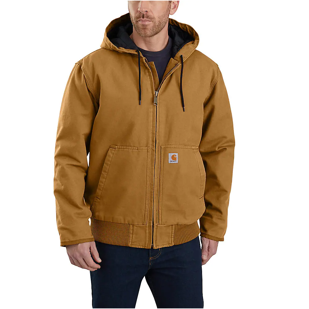 Carhartt Men's Loose Fit Washed Duck Insulated Active Jac
