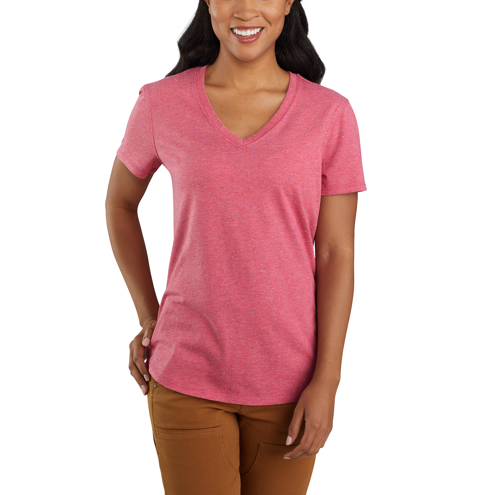 Carhartt Women's Relaxed-Fit Midweight V-Neck Tee