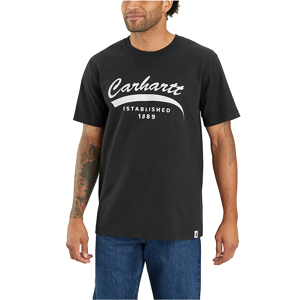 Carhartt Relaxed Fit Heavyweight Script Graphic T-Shirt