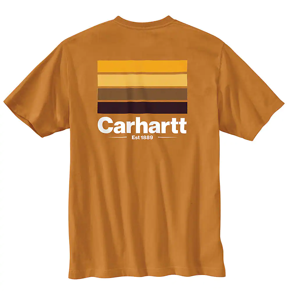 Carhartt Relaxed Fit Heavyweight Pocket Line Graphic T-Shirt