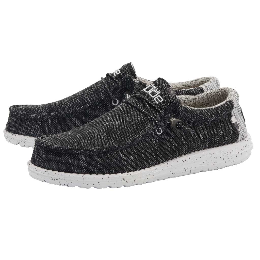 Hey Dude Wally Stretch Meteorite. Mens Casual Shoe.