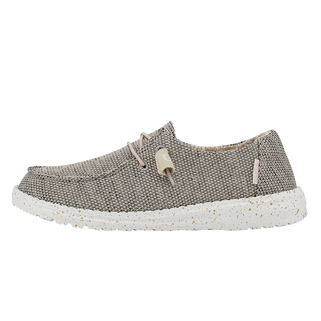 Hey Dude Wendy Sox Sand Beige. Women's Casual Shoe. 