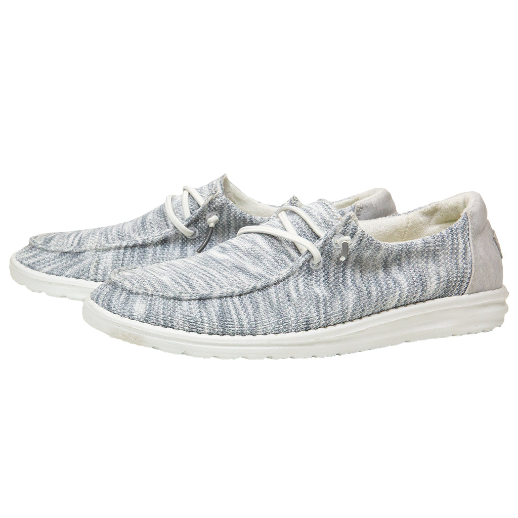  Hey Dude Wendy Sox Glacier Grey. Women's Casual Shoe.