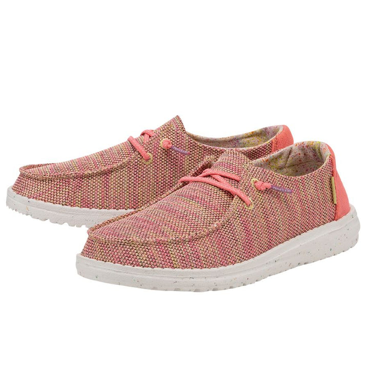 Hey Dude Wendy Sox Glow Cream. Women's Casual Shoe. 