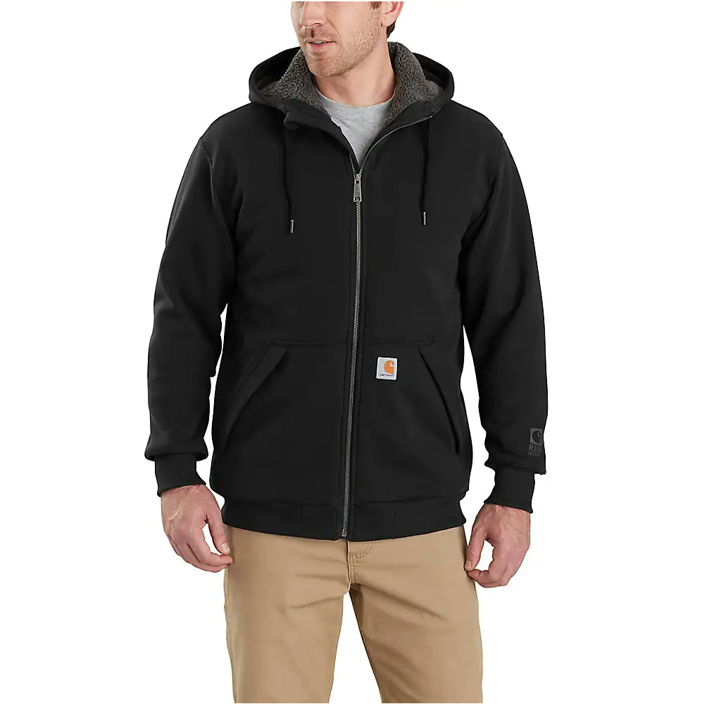 Carhartt Rain Defender Relaxed Fit Midweight Sherpa Lined Full-Zip Sweatshirt