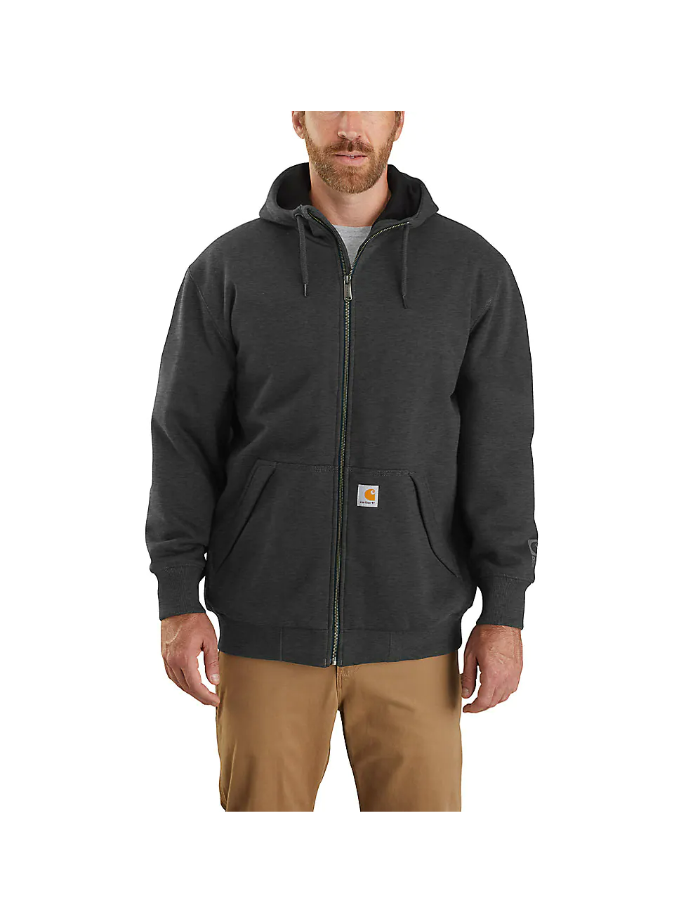 Carhartt Rain Defender Loose Fit Midweight Thermal Lined Full Zip Sweatshirt