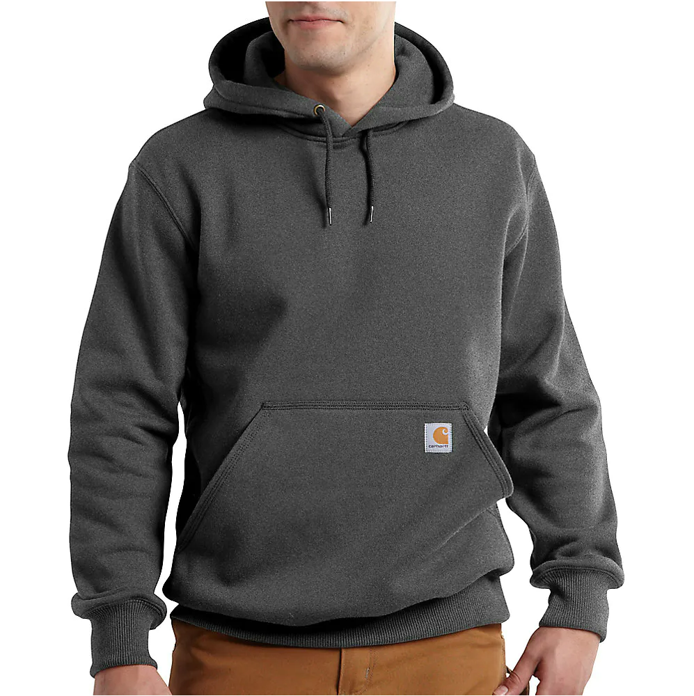 Carhartt men's hvywt rain discount defender mock hooded sweatshirt