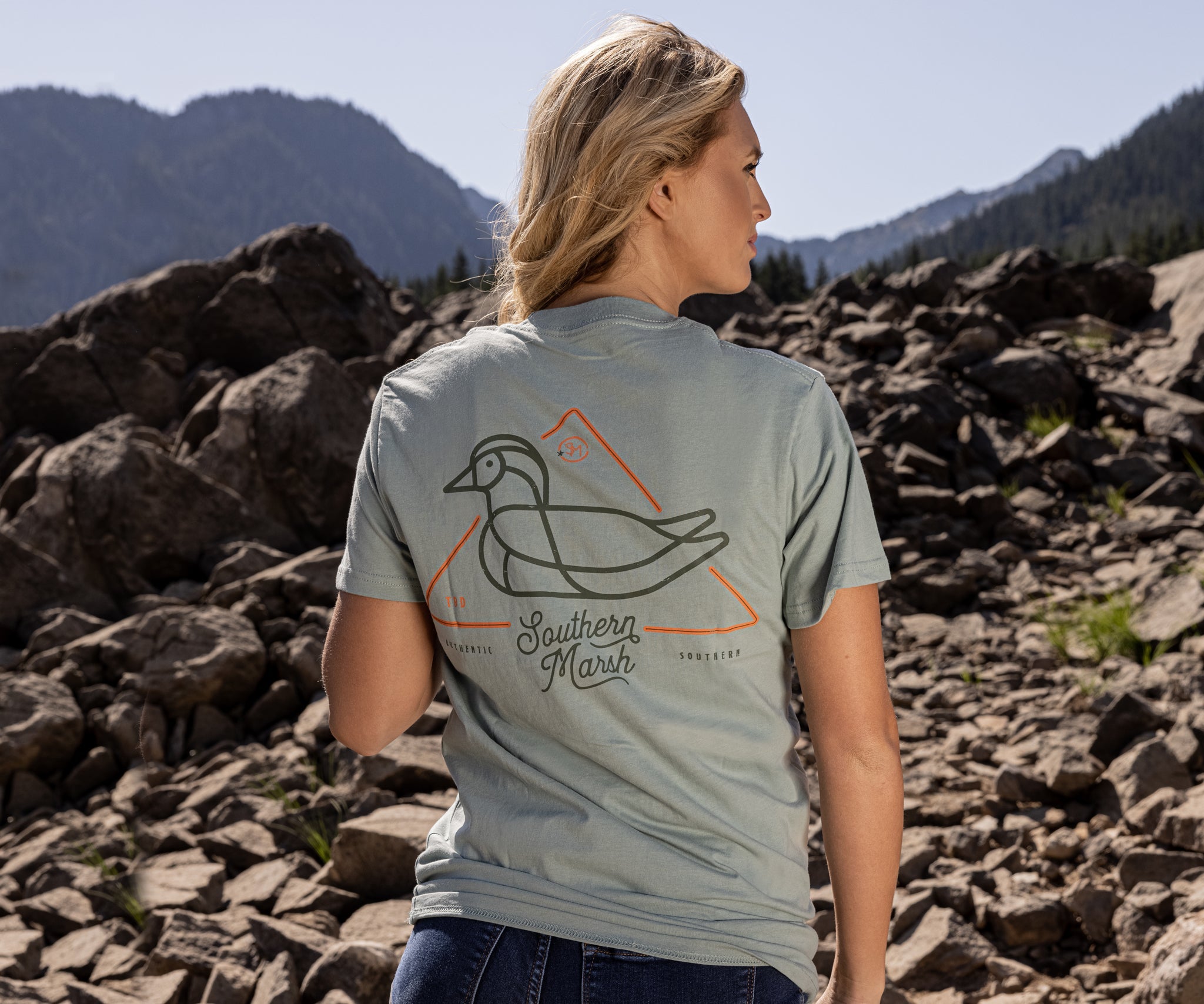 Southern Marsh Warning Duck Tee