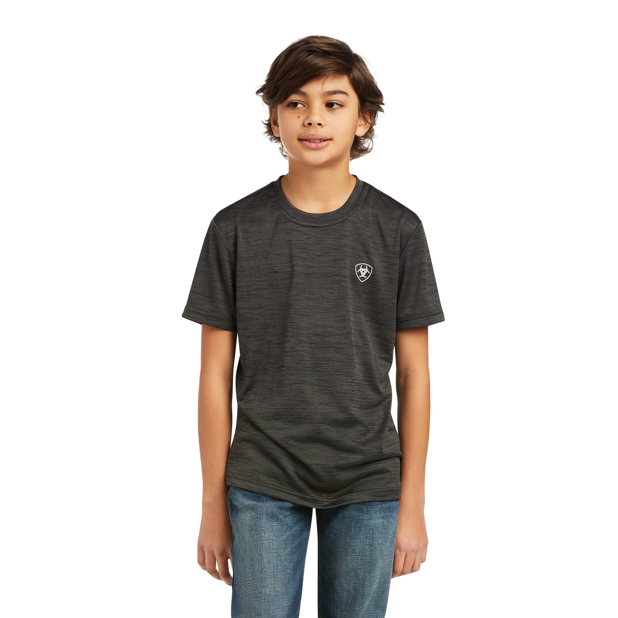 Ariat Boys Charger Vertical Flag Tee