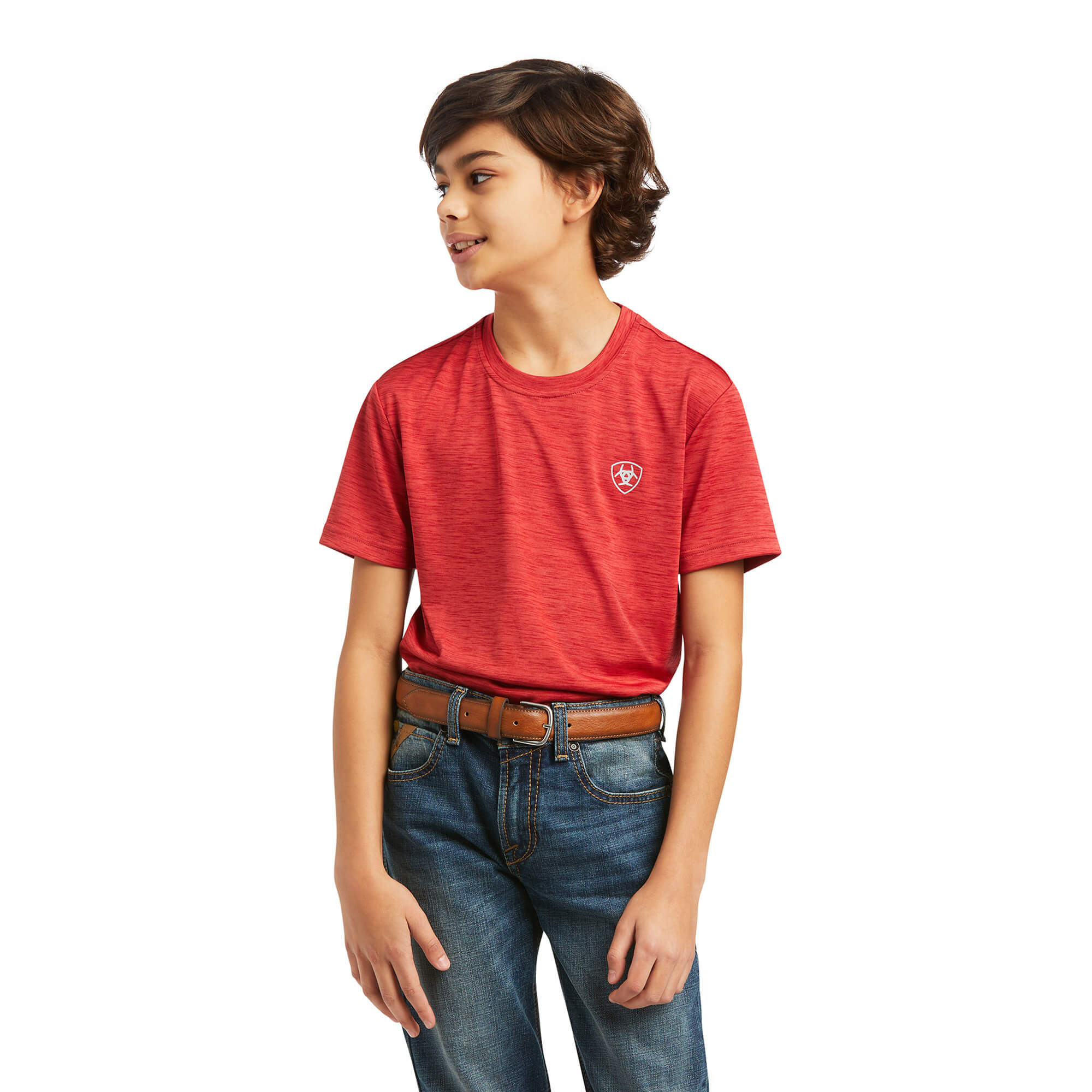 Ariat Boys Charger Vertical Flag Tee