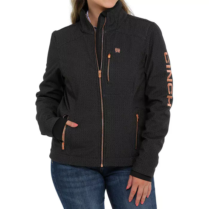 Cinch Women's Solid Pattern Storm Defense Bonded Jacket