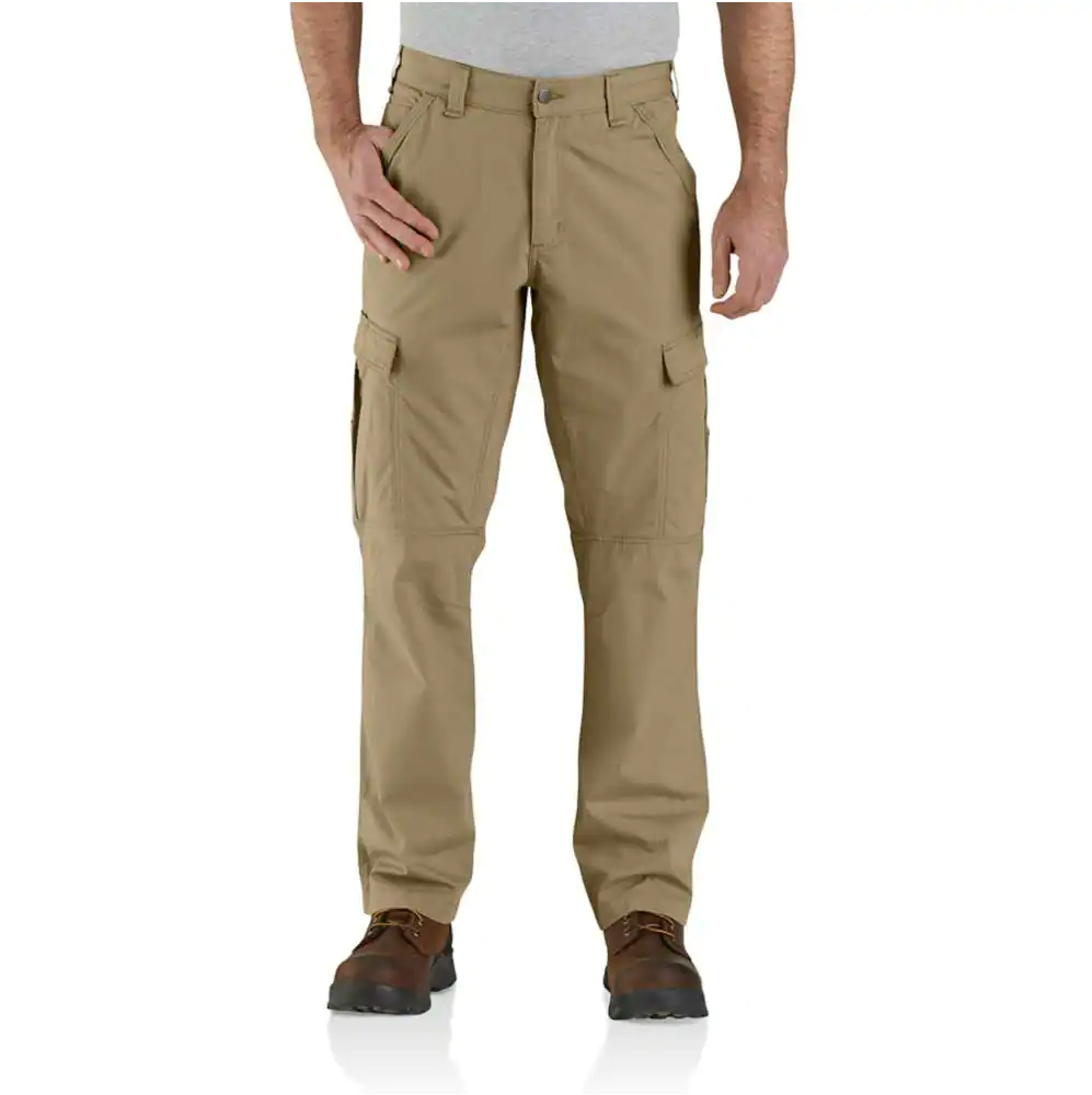 Tradie Men Heavy Duty Cotton Drill Canvas Cargo Work Pants, 4 Color Size  30