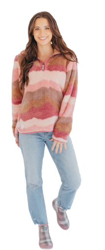 Women's Simply Southern Y-Neck Pullover