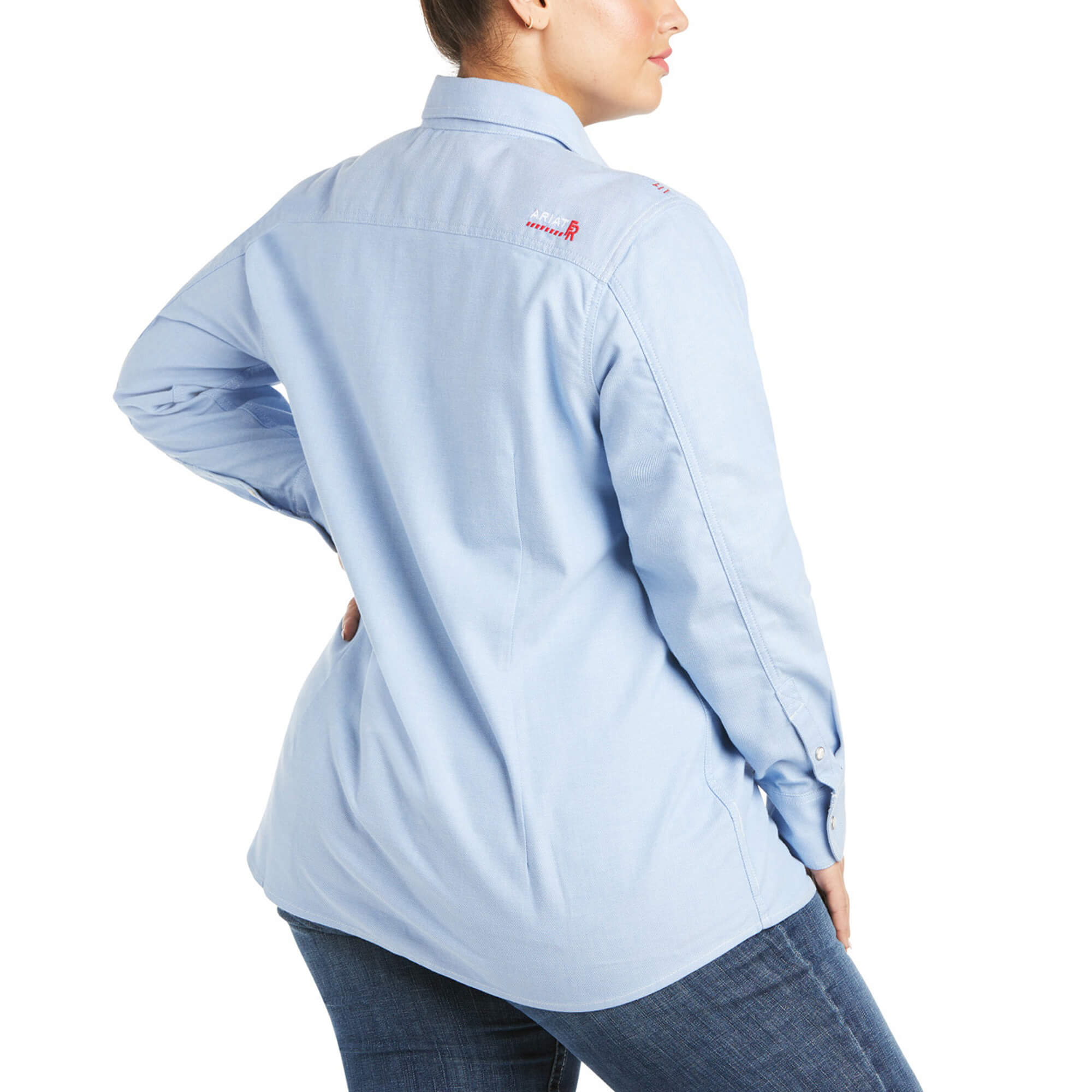 Ariat Women's FR Solid DuraStretch Snap Work Shirt