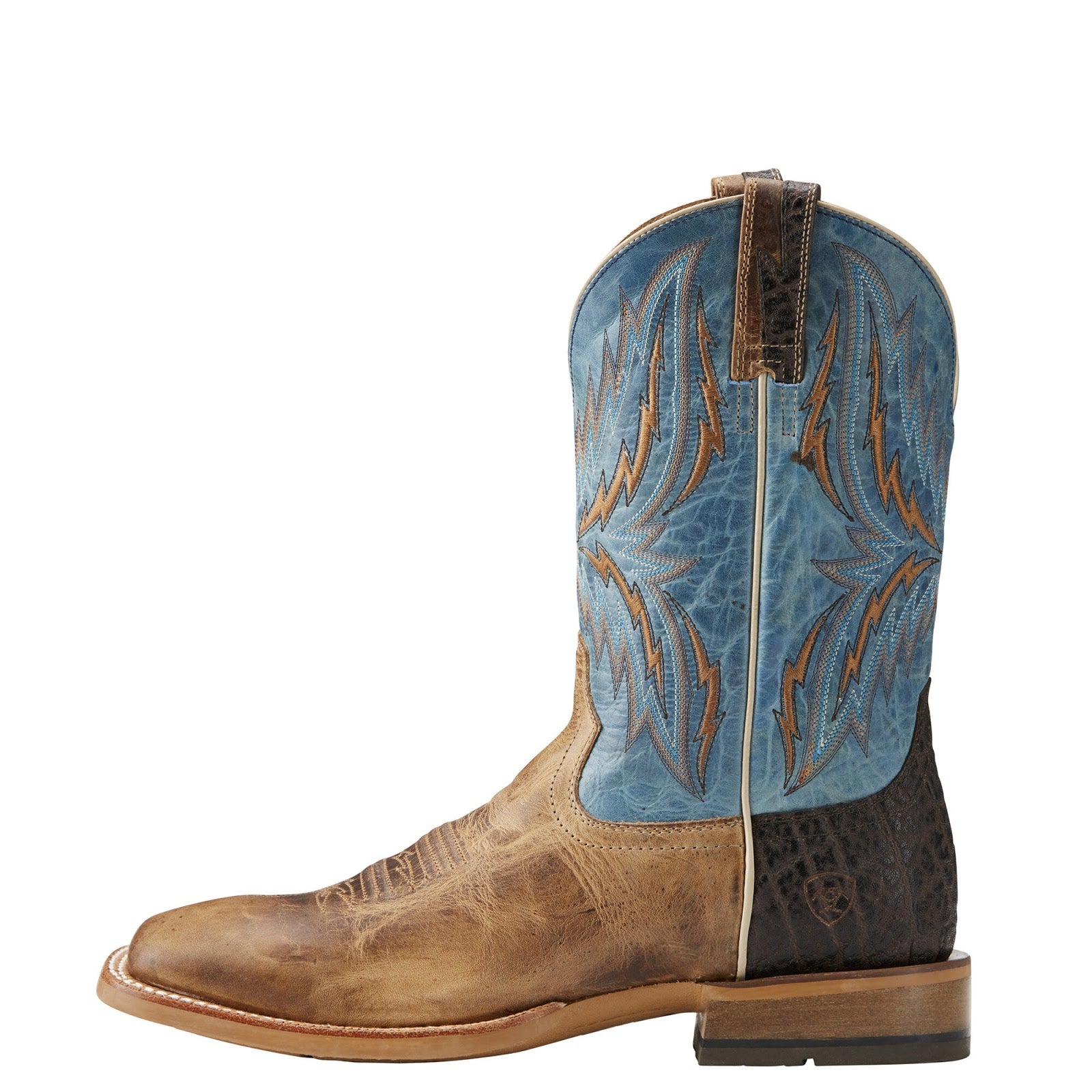 Ariat Men's Arena Rebound Dusted Wheat & Heritage Blue Boots